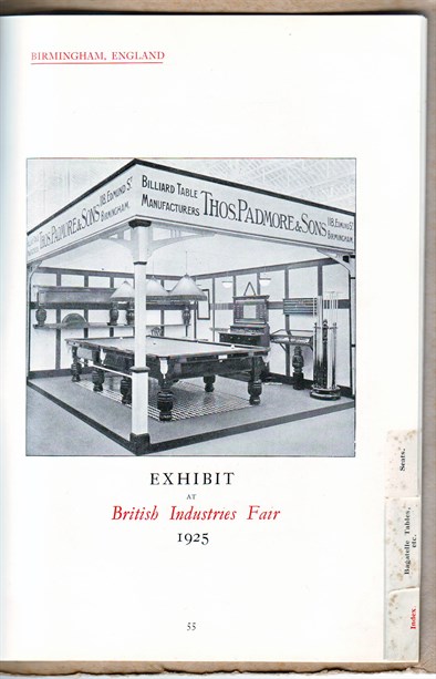 Thos Padmore exhibition stand