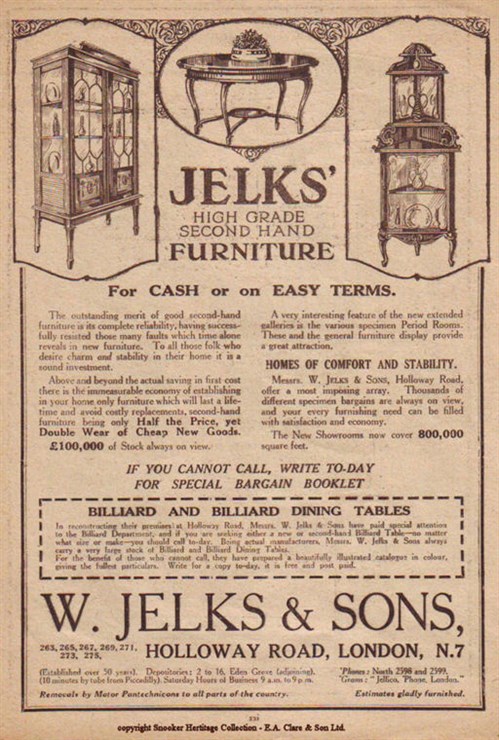 Jelks High Grade Secondhand furniture