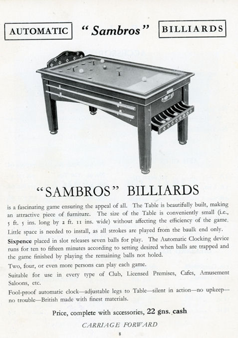 Sambros catalogue 1935 page 8