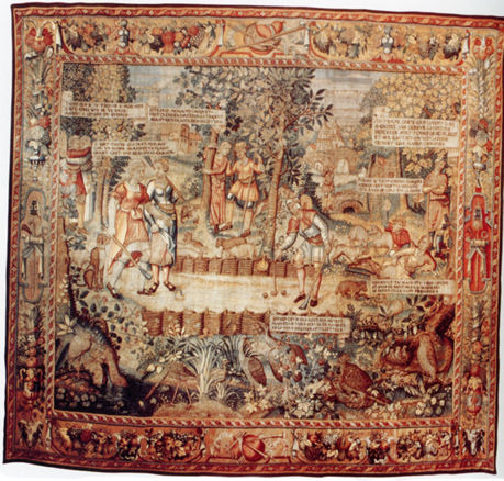 Billiards on The Ground tapestry 