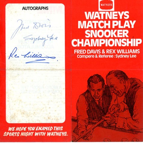 Watneys Snooker Match Play