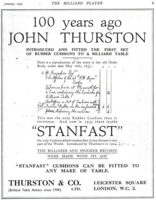 Thurston advert dated 1936