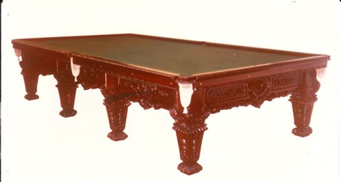 William Morris Billiard table